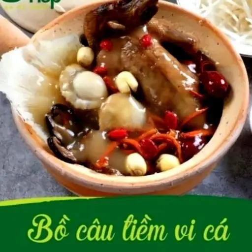 Hình ảnh Bồ câu tiềm bào ngư