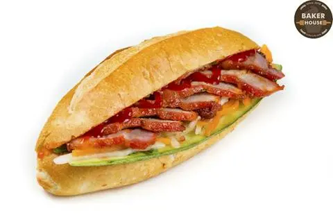 Hình ảnh Bánh mì xá xíu