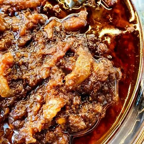Hình ảnh Cơm mắm ruốc kho thịt
