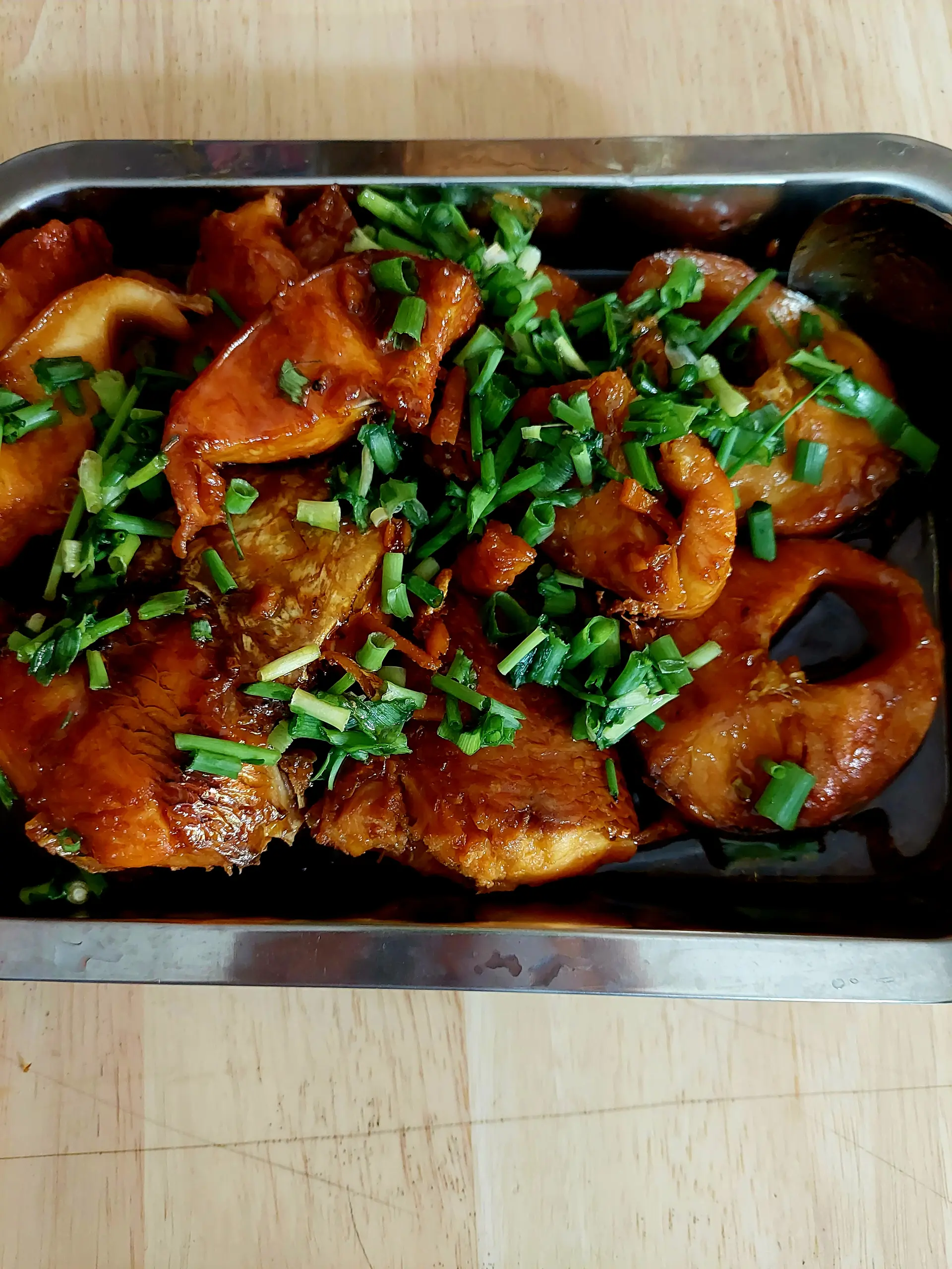Hình ảnh Cơm cá lóc kho tiêu + canh