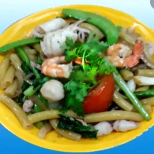 Hình ảnh Nui xào hải sản
