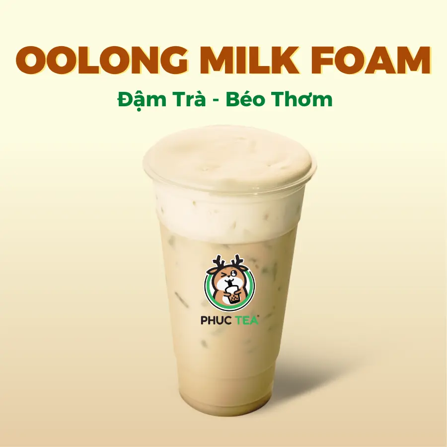 Hình ảnh Trà Sữa Oolong Milk Foam (Size M)
