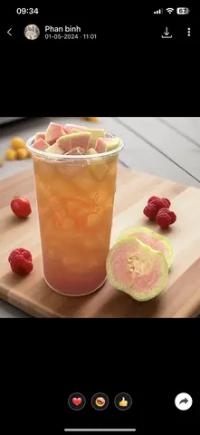 Hình ảnh Trà ổi hồng hoa lài