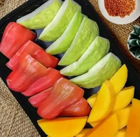 Hình ảnh mận ổi+ muối tôm