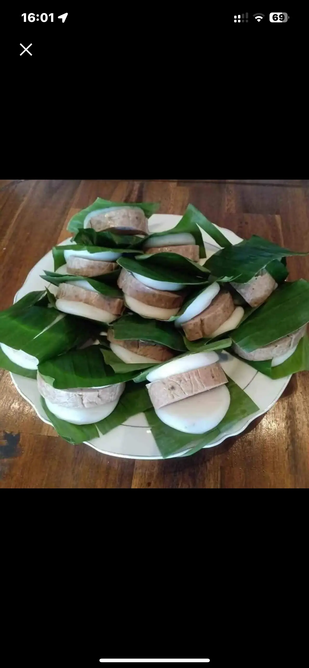 Hình ảnh Bánh dày kẹp chả bò