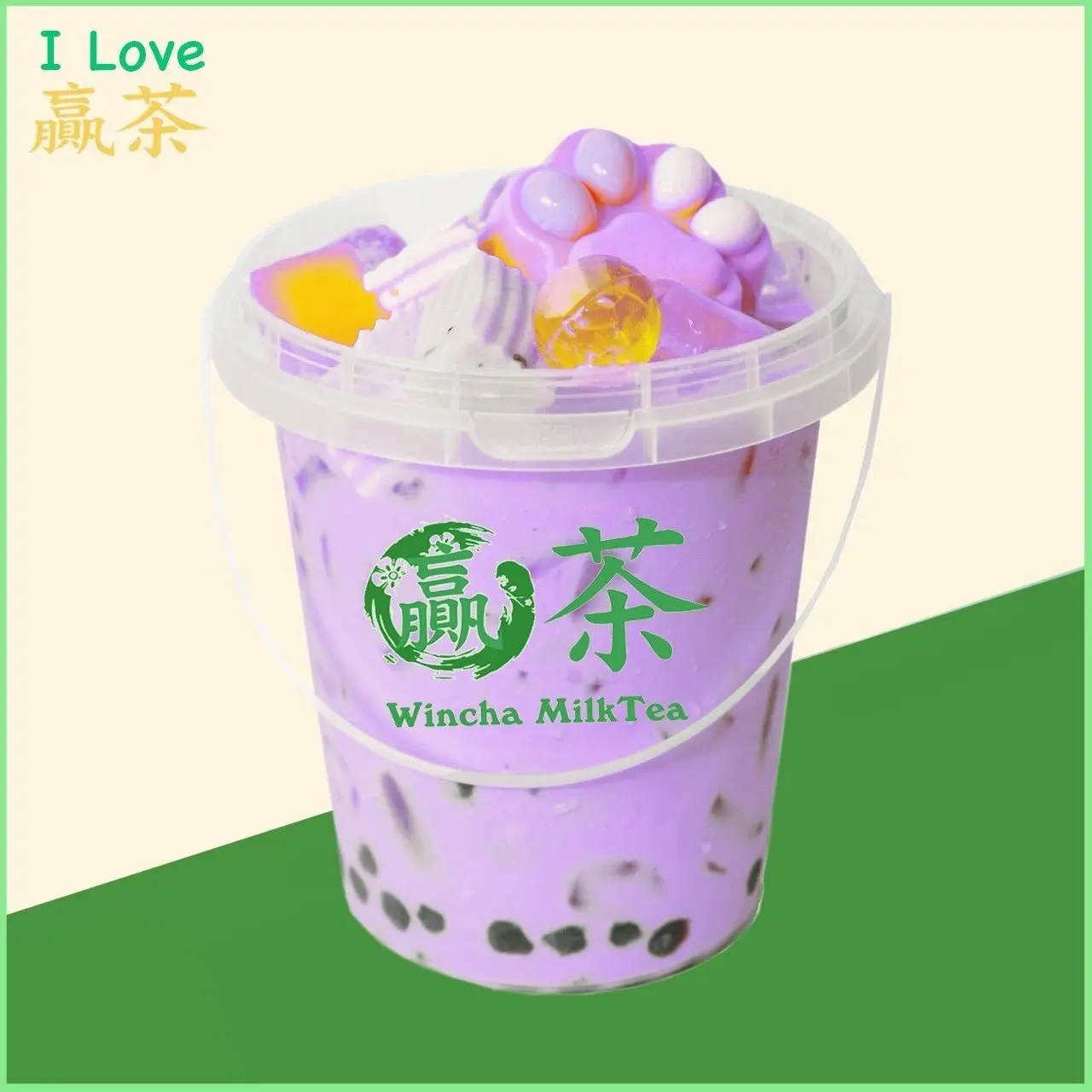 Hình ảnh Ly Trà Sữa Môn Full Topping Size L 700ML