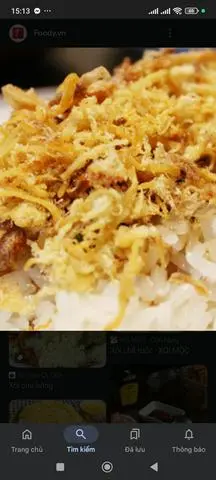 Hình ảnh xôi chà bông ngon tròn vị