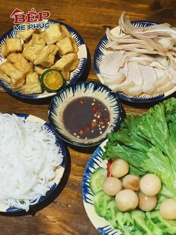 Hình ảnh Thịt luộc cà pháo mắm tôm 
