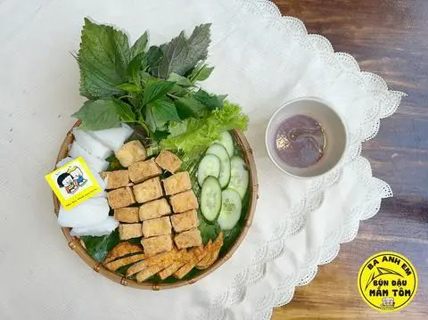 Hình ảnh Bún đậu chả mực