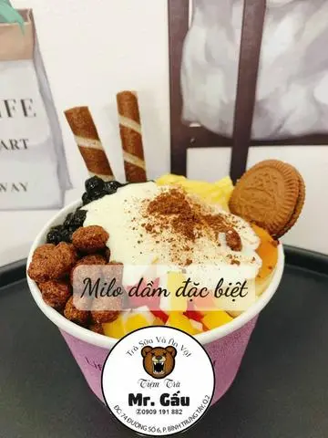 Hình ảnh Milo dầm đặc biệt - có kem Phô Mai