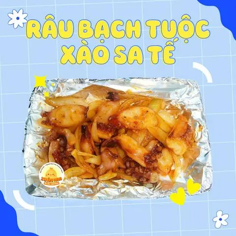 Hình ảnh Râu bạch tuộc xào sa tế