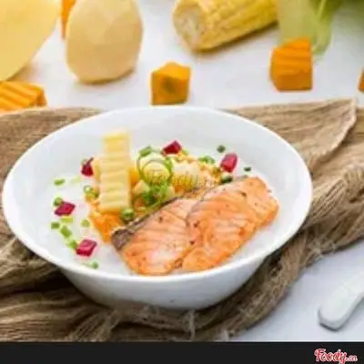 Hình ảnh Cháo cá hồi
