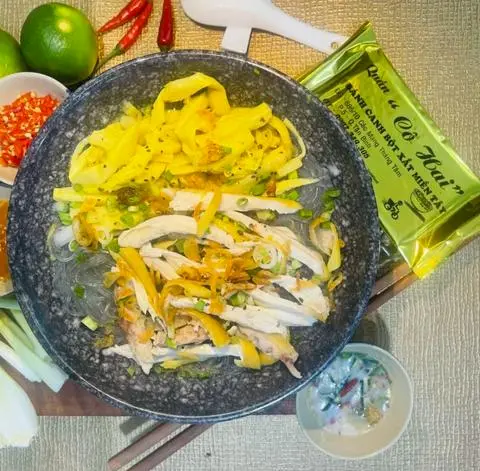 Hình ảnh Miến Măng gà phần bình thường