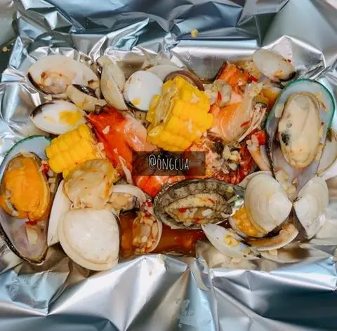 Hình ảnh mix hải sản 1 kg 