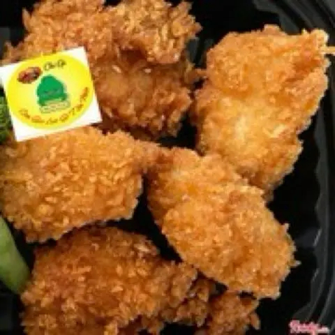 Hình ảnh cơm chiên gà viên (tắm mắm)