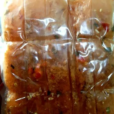 Hình ảnh Bánh tráng cuộn hành phi