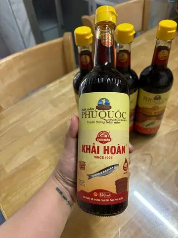 Hình ảnh Nước mắm chai thuy tinh 520ml 43 độ đạm