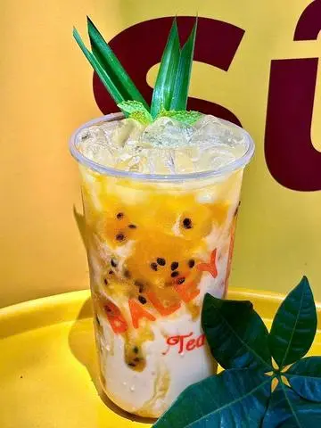Hình ảnh Trà Olong Sữa Chanh Dây