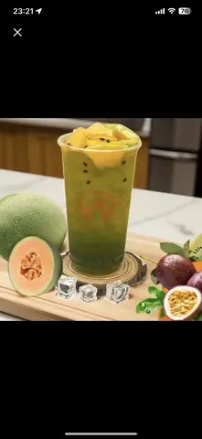Hình ảnh Trà Dưa Lưới Chanh Dây