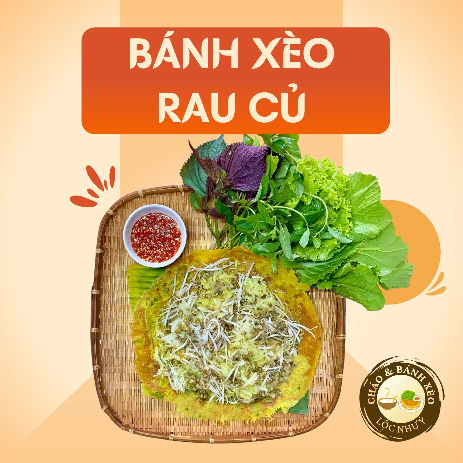 Hình ảnh Bánh Xèo Rau Củ