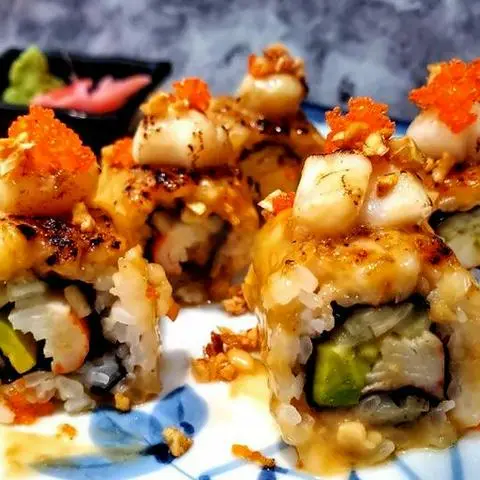 Hình ảnh Sushi cồi sò điệp - sốt phô mai nướng