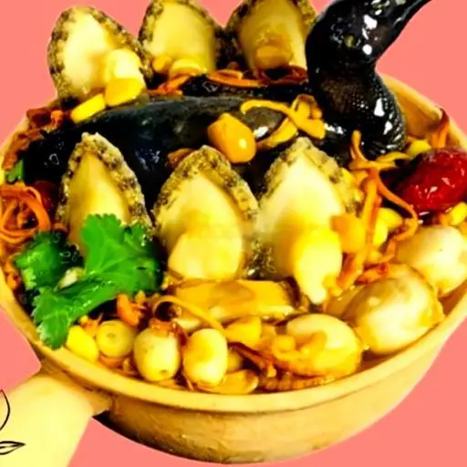 Hình ảnh Gà ác tiềm bào ngư 2 người ăn