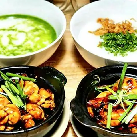 Hình ảnh Phần Combo 4 Con: Cháo Tỏi - Ếch Singapore Vị Sapo