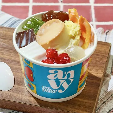 Hình ảnh Chè Thái Flan Caramel Đặc Biệt