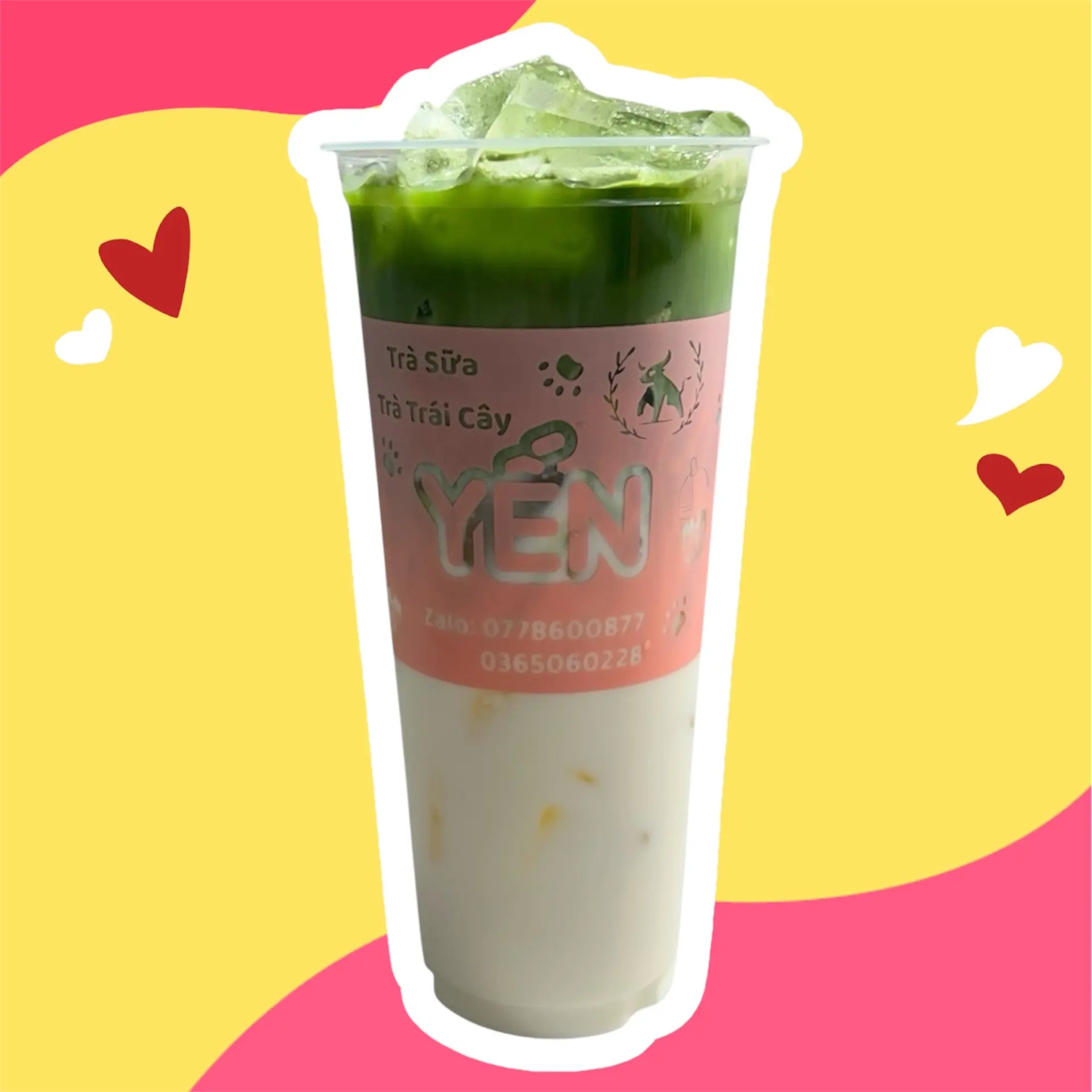 Hình ảnh Latte matcha Size 700ml