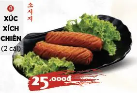 Hình ảnh Xúc xích chiên - 2 cái