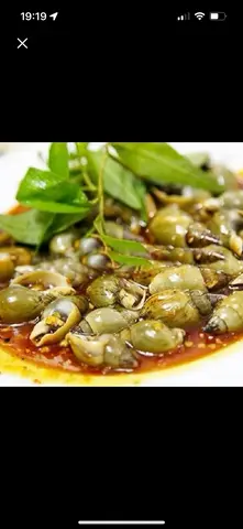 Hình ảnh ốc cà na xào bơ cay 