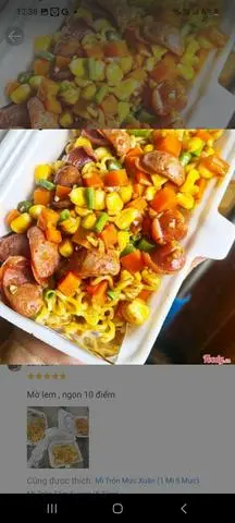 Hình ảnh Mì trộn indomi các loại viên + nước ngọt