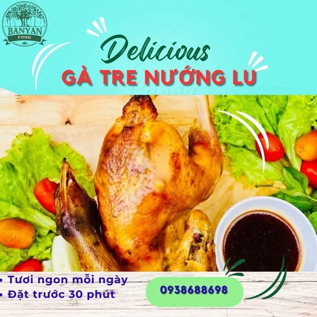 Hình ảnh Gà tre nướng lu đất (đặt trước 30 phút)