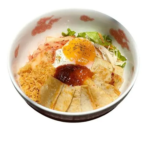 Hình ảnh Cơm trộn chả cá sốt miso cay
