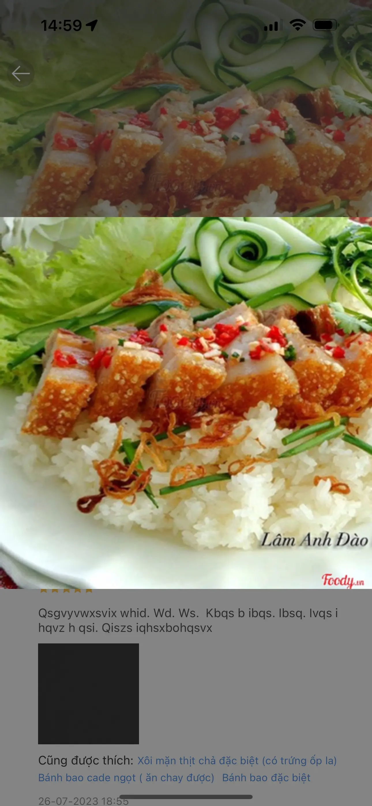 Hình ảnh xôi heo quay 