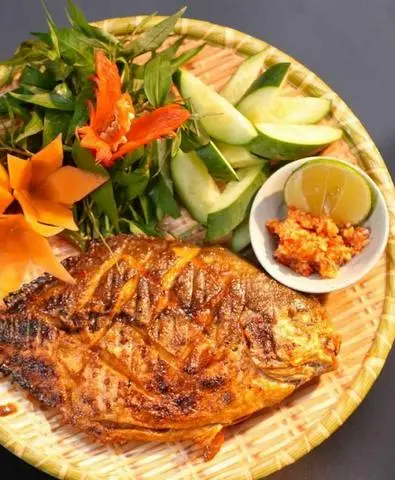 Hình ảnh CÁ CHIÊM BIỂN NƯỚNG MUỐI ỚT