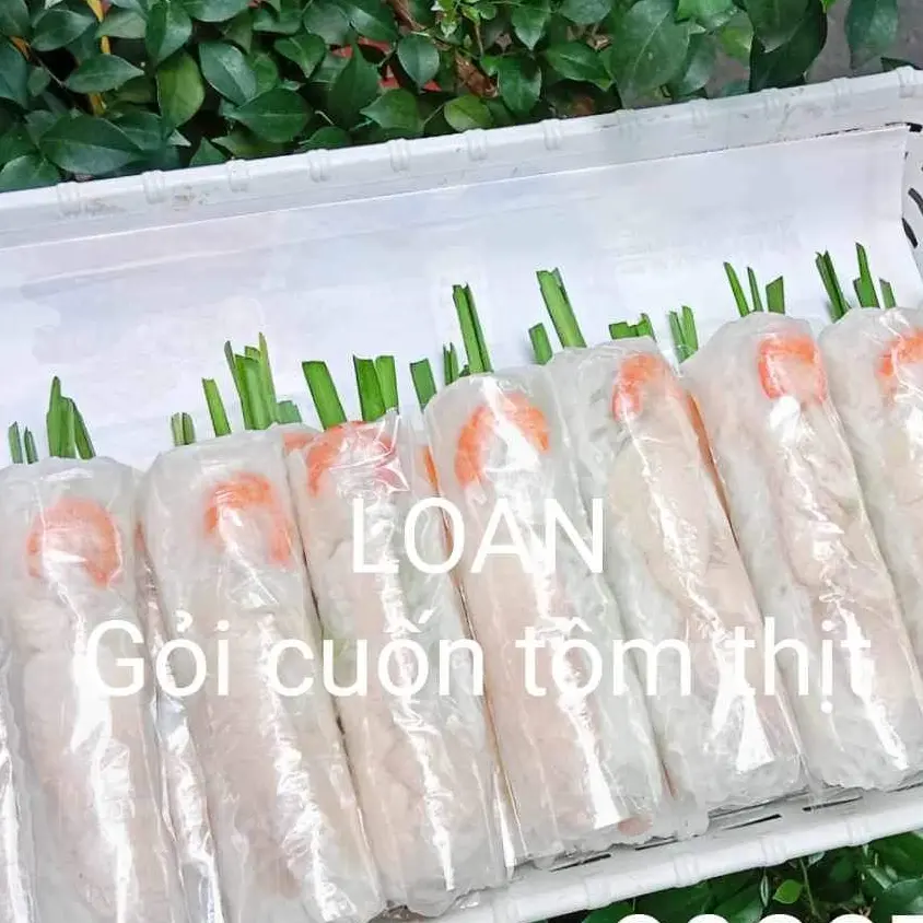 Hình ảnh Combo 5 ( 5 cuốn tôm thịt + 1 nước chanh muối )
