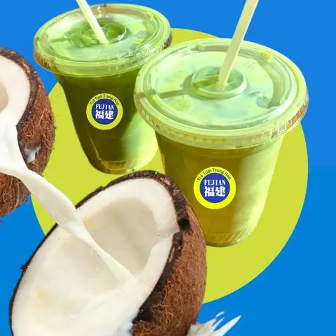 Hình ảnh Ngon & bổ- Matcha latte sữa cốt dừa - Ly 700ml
