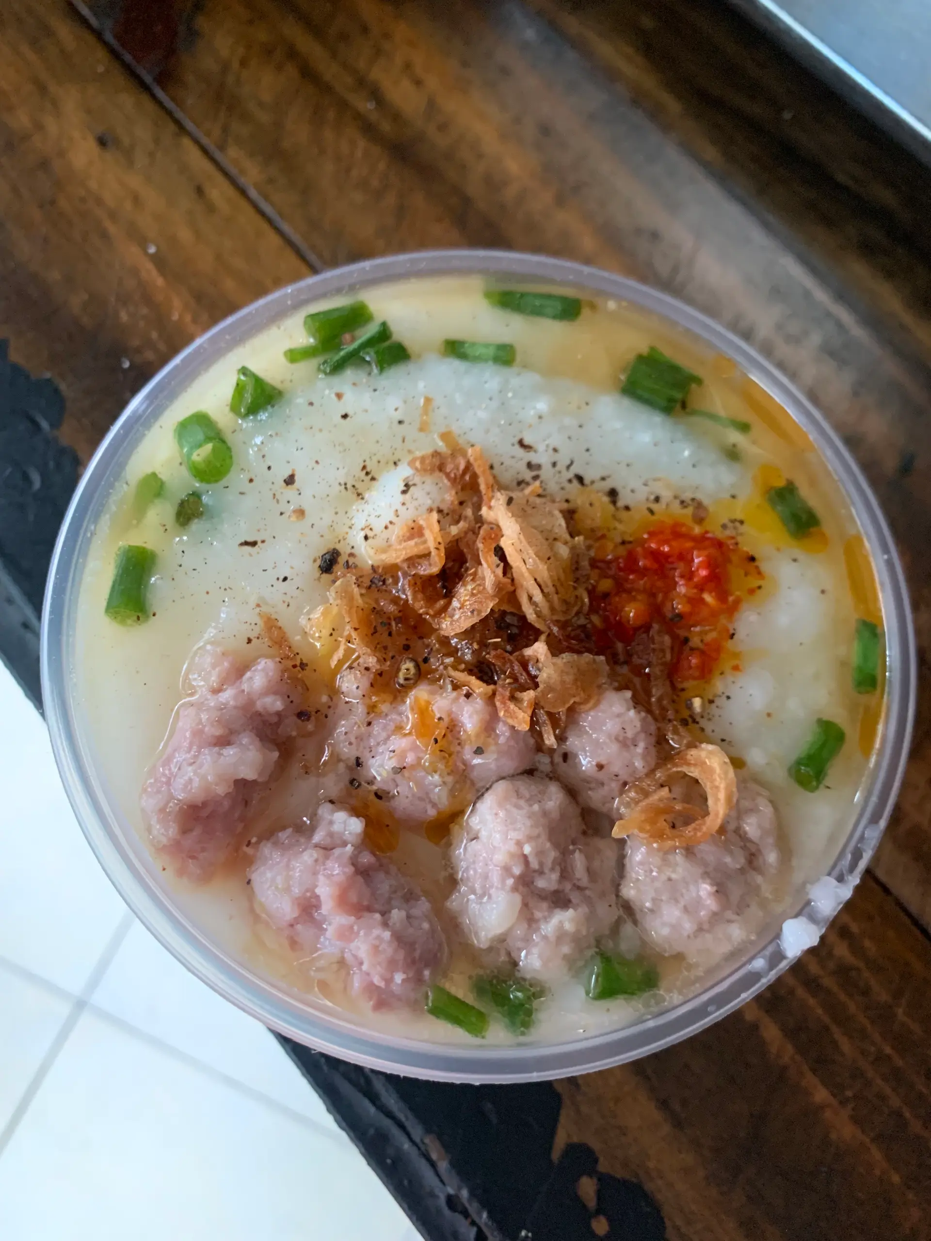 Hình ảnh CHÁO THỊT BẰM VIÊN