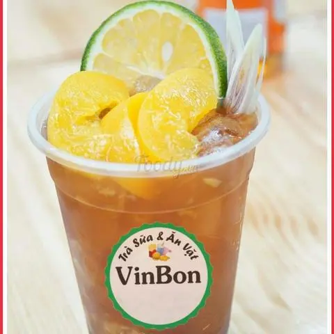 Hình ảnh Trà Đào Cam Sả Vinbon - Giải Nhiệt Cực Đã