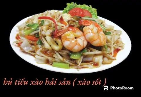 Hình ảnh Hủ tiếu xào hải sản ( xào sốt )