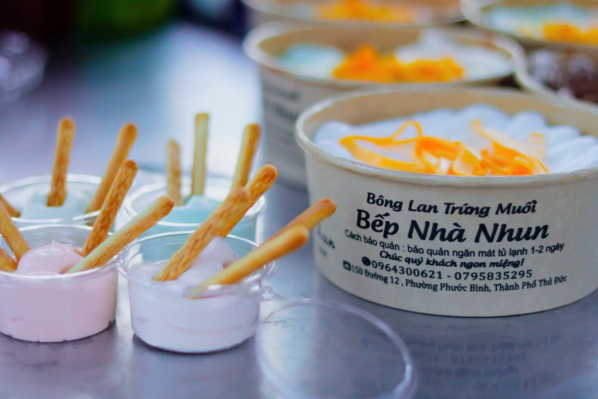 Hình ảnh Snack que chấm sốt kem trứng