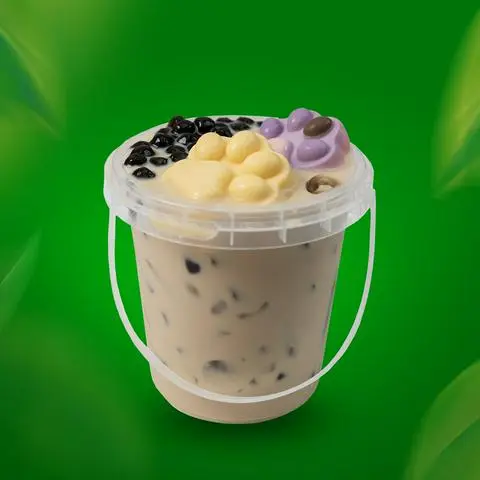 Hình ảnh Trà Sữa Xô Chân Mèo Lớn 1L