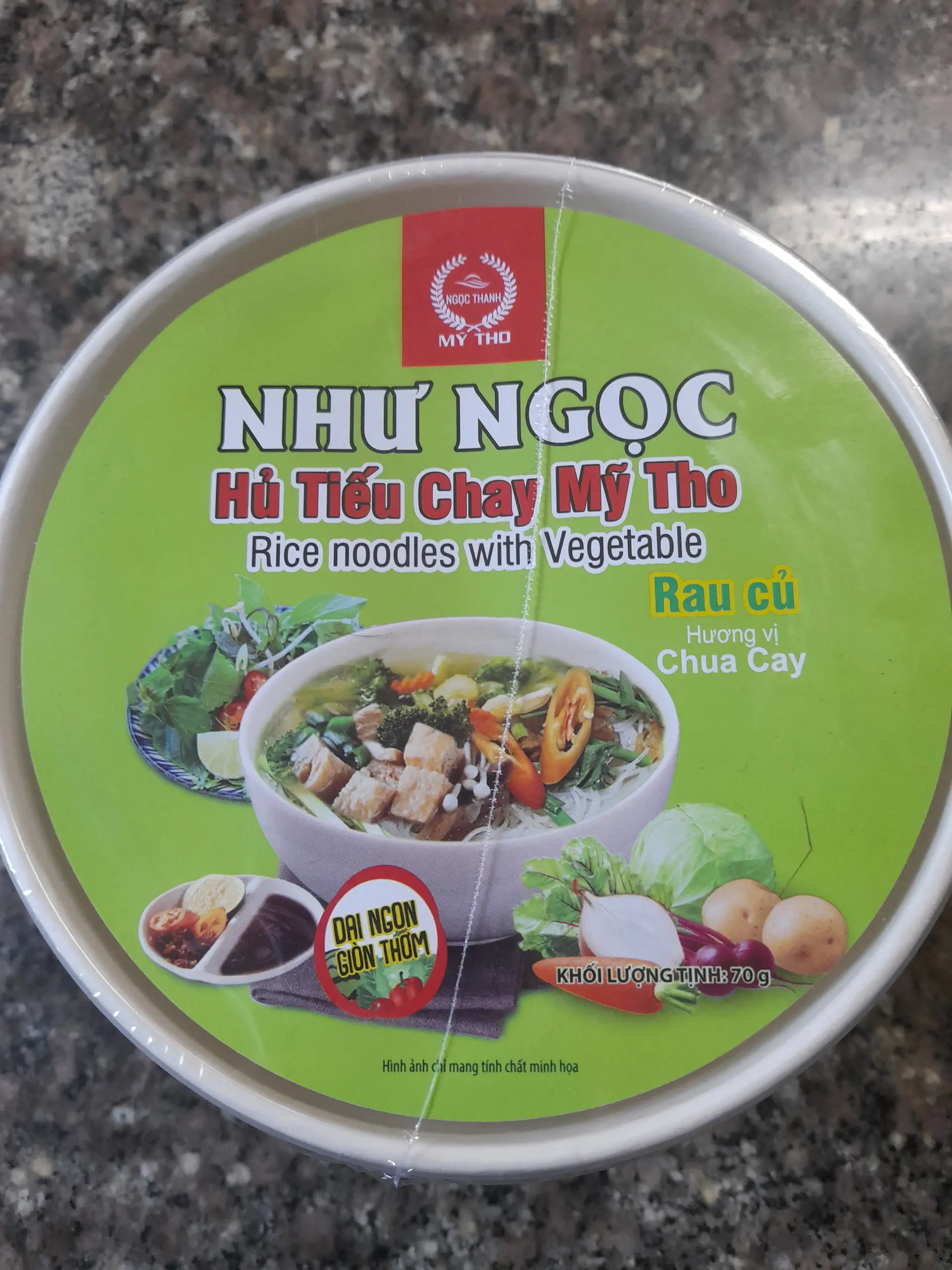 Hình ảnh Hủ tiếu ly chay NHƯ NGỌC 70g