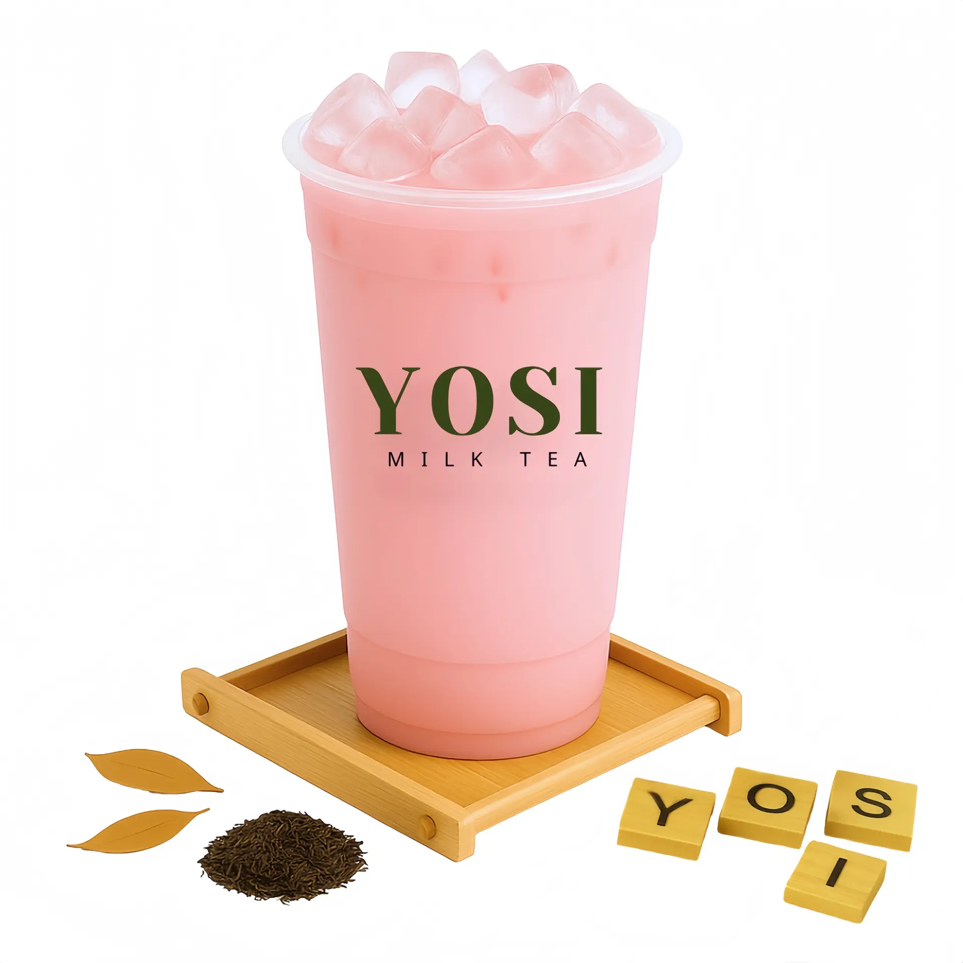 Hình ảnh Trà Sữa Dâu [Ly Lớn 700ml]