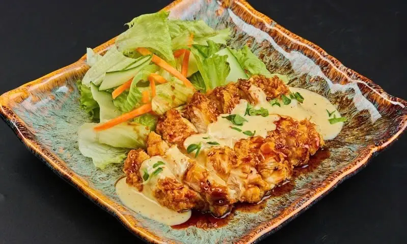 Hình ảnh gà chiên nam bàn