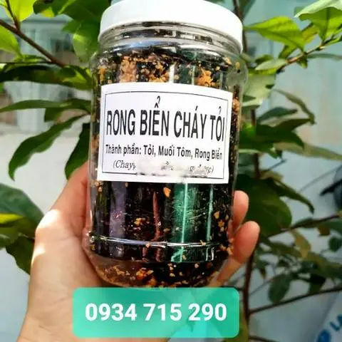 Hình ảnh Rong biển cháy tỏi
