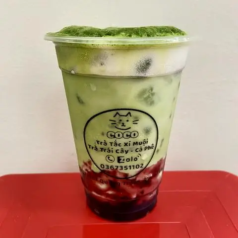 Hình ảnh Matcha Latte Việt Quất