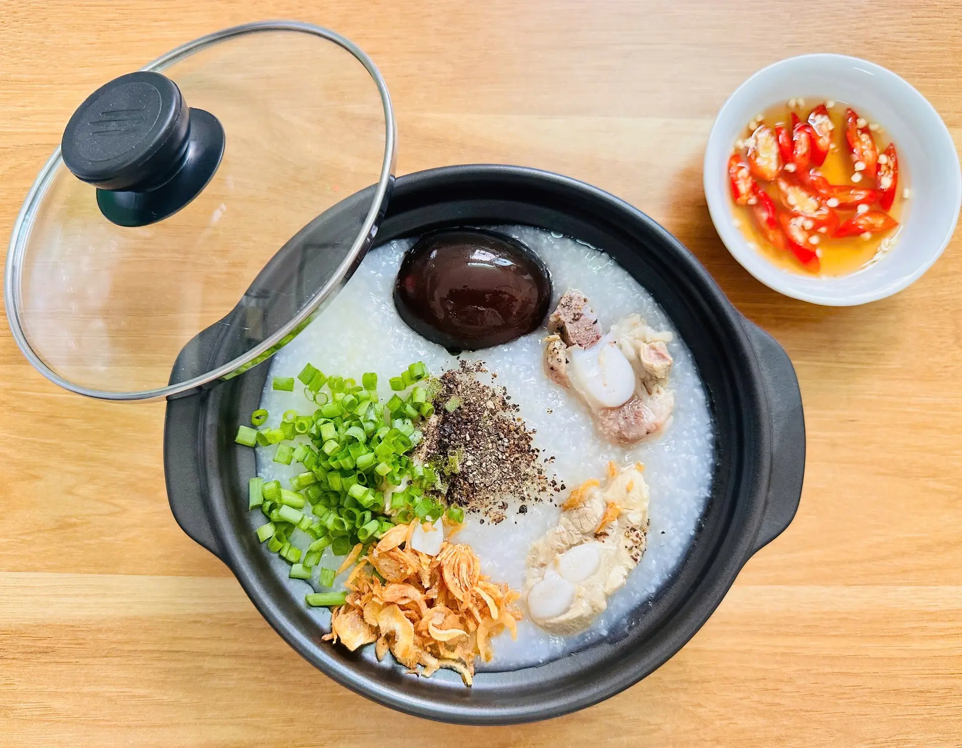 Hình ảnh cháo sườn bắc thảo
