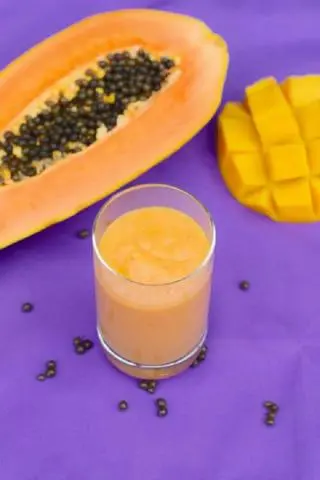 Hình ảnh Sinh Tố Đu Đủ mix Xoài 